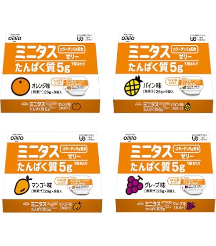日清オイリオ ミニタス エネルギーゼリー 4種類 × 各3箱 Amazon.co.jp: 日清オイリオ ミニタス エネルギーゼリー お試し4種味