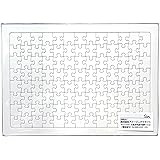 Sin. 無地パズル A4サイズ 104ピース ホワイト
