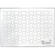 Amazon | Sin. 無地パズル A4サイズ 104ピース ホワイト