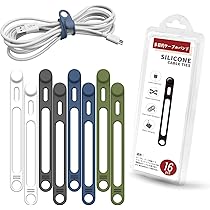 ケーブルバンド ケーブル束ね 収納 ブラック 16本入り 71T131MBZNL._AC_UL210_SR210,