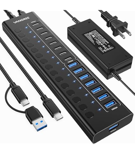 ◎　Gitfos Power USB Cハブ 18イン1 USBハブ 4K Amazon | Gitfos Power USB Cハブ 18イン1 USBハブ 4K HDMI PD 100W