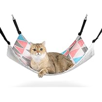 Amazon.co.jp: ComSaf 猫 ハンモック ベット ゲージ用 昼寝 夏冬両用 