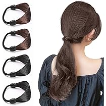 Amazon | nalaina ヘアゴム 髪ゴム 2種類4点 リングゴム 髪飾り 三つ