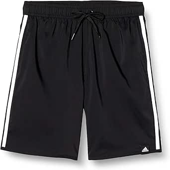 Amazon.co.jp: Adidas AT899 Men's Classic Length 3-Stripes Swim Shorts -  swimwear Black/White (GQ1103) : Clothing, Shoes \u0026 Jewelry