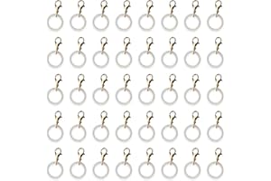 ファイニエ アンブレラマーカー 50個 傘 目印 めじるし パーツ アクセサリー チャーム アンブレラマーカー シリコンリング 丸カン カニカン キーホルダー BD4193 (ゴールド)