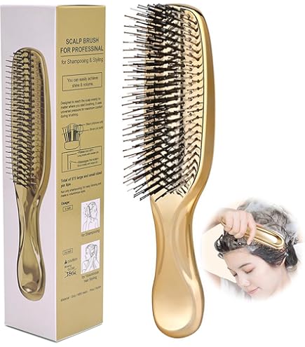 Amazon | Dr スカルプブラシ 572 ソフトナイロン毛 ウェットまたは