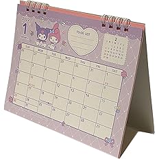 Amazon たんぽぽサンリオ マイメロディ 黒美 デスクリング 日本カレンダー 22年 12ヶ月 カレンダー 文房具 オフィス用品