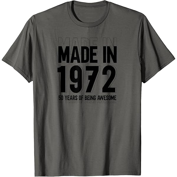Amazon | ヴィンテージ 1972 Tシャツ、1972 Tシャツ、1972年