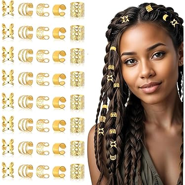 ヘアアクセサリーセット 5個セット プラスチック製 黒・黄色・赤・金色 Jewel VOX ヘアゴム おしゃれ 4色セット 髪ゴム 子供 キッズ