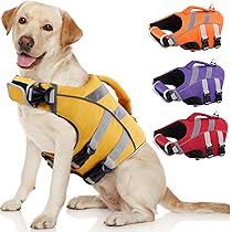 Amazon | Kuoser犬用ライフジャケット 大型犬用 ライフセーバー