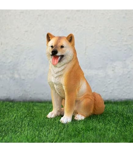 御影石の柴犬 Amazon.co.jp: 犬の石彫刻品です♪【柴犬】 石の置物 犬のオーナメント