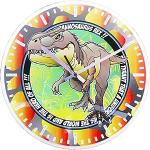 Amazon Myclo マイクロ 恐竜王国 シリーズ時計 ティラノサウルス Din 1504 置き時計 掛け時計 オンライン通販
