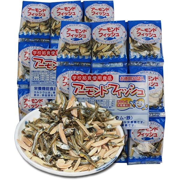 Amazon.co.jp: Fujisawa Shoji Almond Fish Kernel 0.2 oz (7 g) x 40