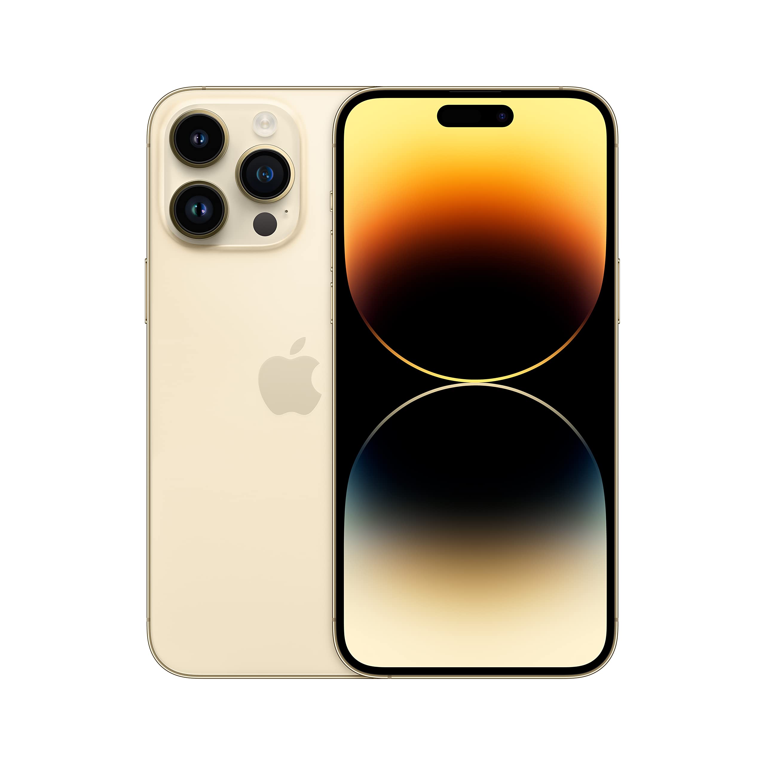 【Refurbished】 Apple iPhone 14 Pro Max, 128 GB, Gold, SIM Free/Unlocked, 5G Compatible (Refurbished)