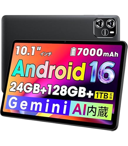 Amazon.co.jp: 【最新Android 16搭載·AOC M10タブレット】10インチFHD