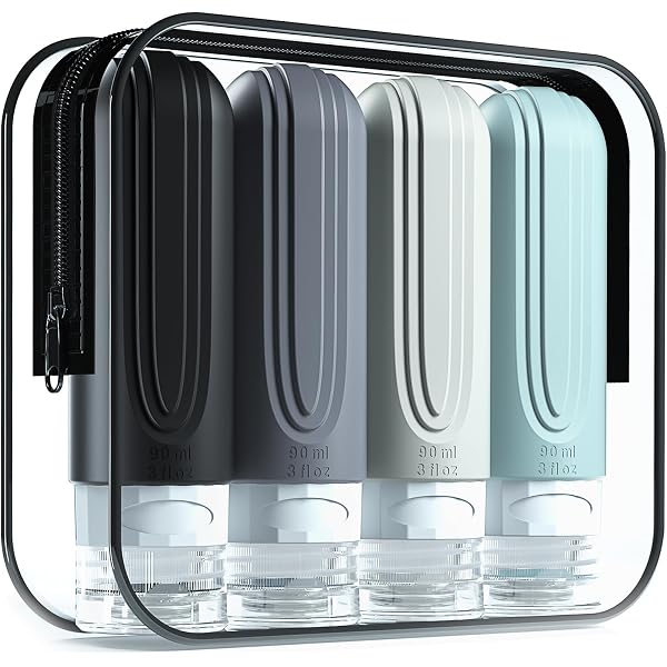 Gemice Travel Bottles For Toiletries, Tsa Approved, Travel