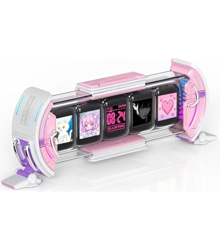Amazon.co.jp: Divoom Times Gate - Cute Gaming Digital Clock with
