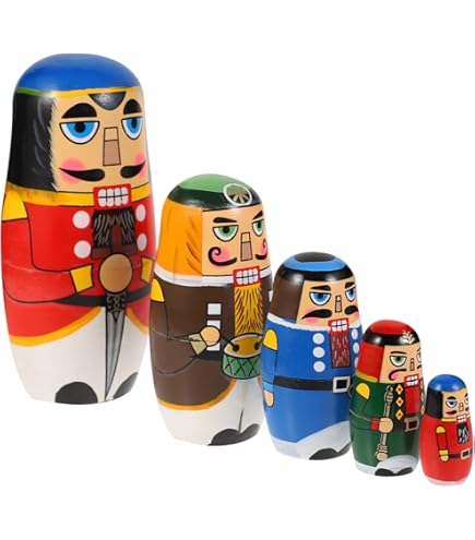 Amazon | ［ロシアお土産］ マトリョーシカ 5コ組 (海外 みやげ ロシア
