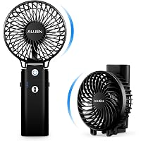Aujen 携帯扇風機 充電式 最大作動時間35h 手持ち扇風機 ハンディファン 小型 卓上扇風機 5200mAh モバ…