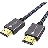HDMI ケーブル【2M/4K60Hz/保証付き/5種長さ】iVANKY HDMI2.0規格 PS4/3,Xbox, Nintendo Switch, Apple TV, Fire TVなど適用18gbps 4K60Hz/HDR/3D/イーサネット対応 テレビ ハイスピードプレミアム