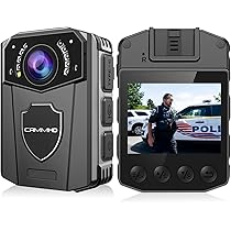 HDハンディカメラ Amazon | CAMMHD 1440P 128G警察ボディカメラ 3000mAh 8～10時間