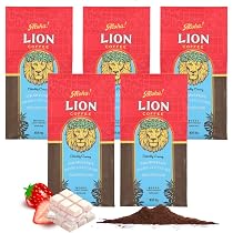 Amazon | ライオンコーヒー ストロベリーホワイトチョコレート 140g×5