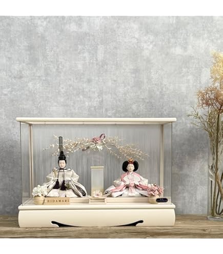 雛人形 ひな人形 五人飾り ガラスケース入り Amazon | 雅なこころ 御雛 ガラスケース雛飾り 五人 【雛人形