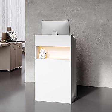 チエさま専用　多機能受付カウンター ホワイト⭐️新品未開封 チエさま専用 多機能受付カウンター ホワイト⭐️新品未開封 Amazon.co