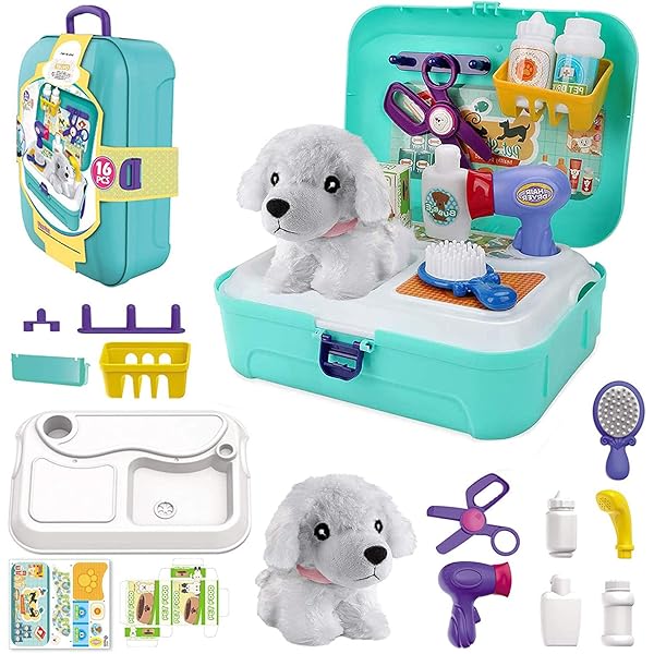 dog groomer playset