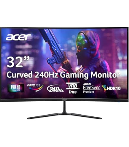 Amazon.co.jp: Acer Nitro 80cm FHD 1920x1080 カーブ 240Hz