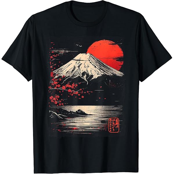 Amazon | 葛飾北斎 浮世絵 tシャツ 富嶽三六景 富士山 名作 アート 