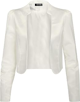 Bolerose Formal Long Sleeve Satin 