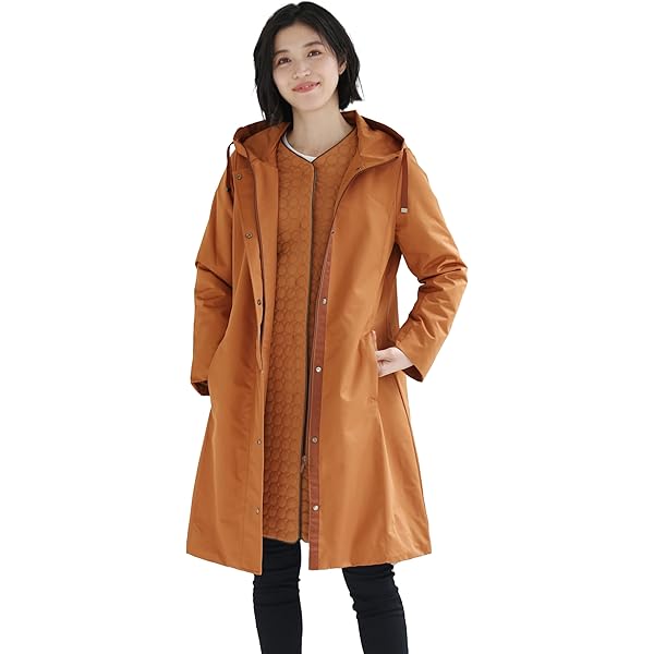 Amazon.co.jp: [インディヴィ] フーデットコート 【ファーライナー付き