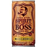 Amazon  サントリー ボス 白の贅沢微糖 コーヒー 185g ×30本  BOSS 