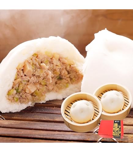 Amazon.co.jp: 江戸清 超ジャンボブタまん（白）横浜中華街 冷凍