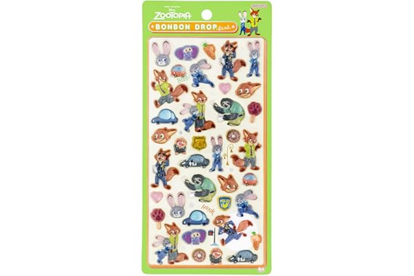 サンスター文具 ディズニー シール ボンボンドロップシール ズートピア S8812071