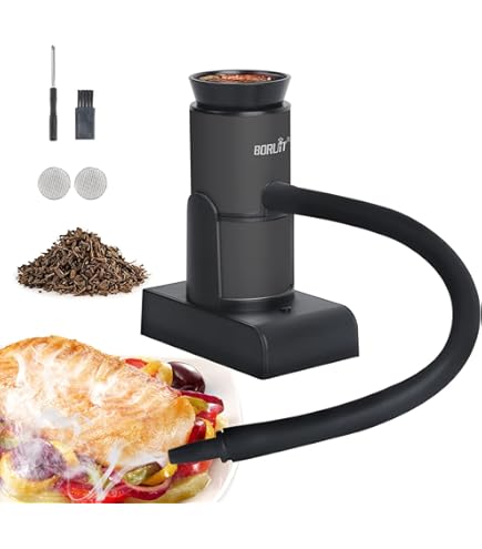 Breville BSM600SIL Smoking Gun Food Smoker, Silver : Amazon.sg: Garden