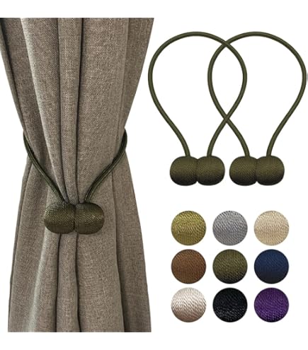 Amazon.co.jp: Nuv カーテン タッセル マグネット ふさかけ カーテン