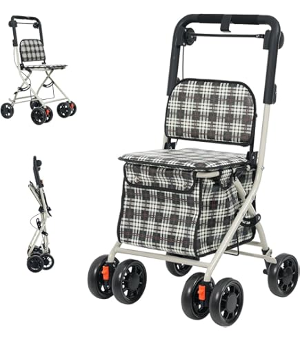 Amazon | 高齢者向けショッピングカート 高齢者用カー シルバーカー