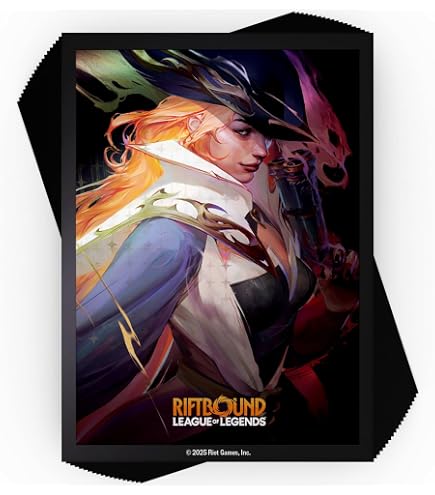 Riftbound TCG: League of Legends Jinx Art Standard Size Card Sleeves (100ct) Toys