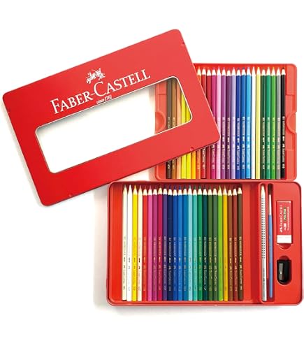 未使用 Faber-Castell水彩色鉛筆100色ファーバーカステル木製ケース Amazon.co.jp: ファーバーカステル 水彩色鉛筆 100色セット 27191206