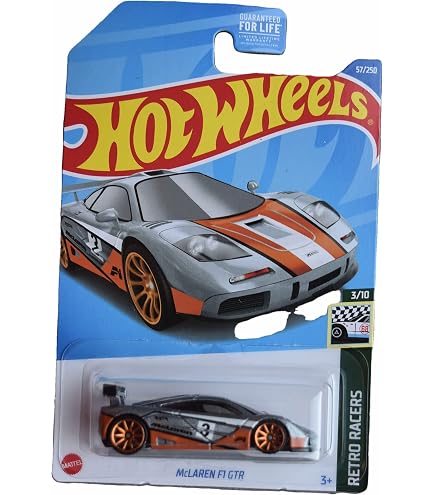 Amazon | ダイキャスト ホットウィール マクラーレン F1 GTR、レトロ