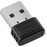 Amazonベーシック Bluetoothアダプタ ドングル USBレシーバー (Bluetooth 5.4 対応) (Windows 11/10/8.1 対応) (マウス キーボード ノートパソコン用) ブラック