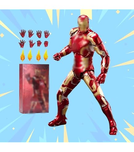 アイアンマン マークL アクションフィギュア Amazon.co.jp: 「AC] 中動玩具 ZHONGDONG ZDTOYS 1/10 アイアンマン