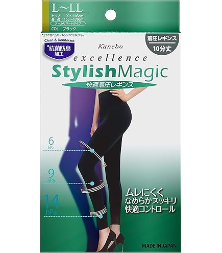 Amazon.co.jp: エクセレンス 美圧の天使（DCY） L BK Pure BLACK 1