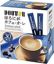 ドトールコーヒー ほろにがカフェ・オ・レ インスタントスティック 30袋 ×6箱 インスタント(スティック)