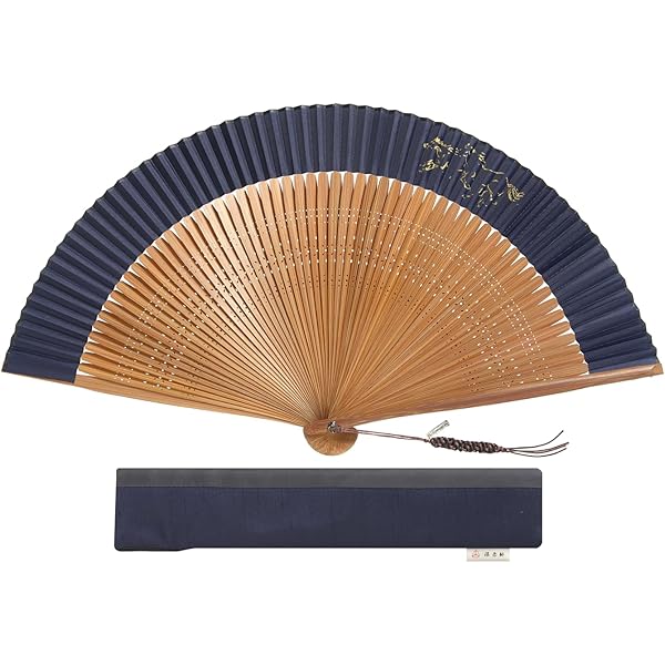 Amazon | 【舞扇堂】京都仕立て扇子・60間・玄（男性向き・桐