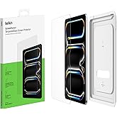 Belkin ガイド枠付き ガラスフィルム iPad Pro 11 インチ用 フィルム M4 強化 ガラス 指紋防止 保護フイルム アイパッド プロ OVI005fq