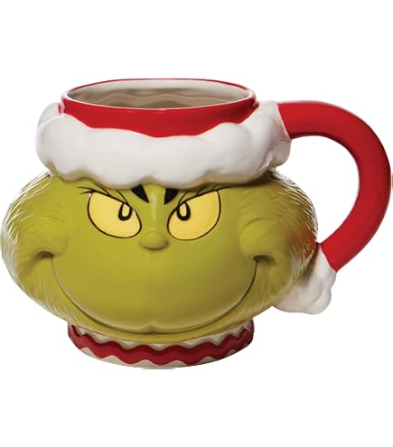 The Grinch Coffret Mug 340 Ml Et Chaussettes - Cadeau Humoristique Pour Femme Et Ado