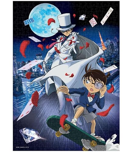 Epoch 500-Piece Jigsaw Puzzle - Detective Conan Classical Poster (38 X 53 Cm), Includes Glue Spatula